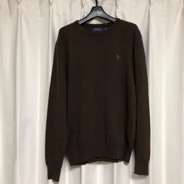 폴로 랄프 로렌 브라운 스웨터 긴팔 모 100% SP 사이즈