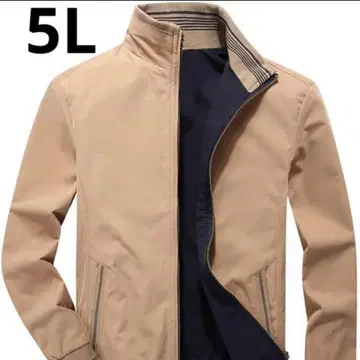 4XL 남성용 긴팔 리버서블 5L 아우터 새상품 심플 자켓