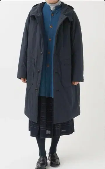 면 나일론 덤프 후드 부착 안감 퀼트 코트