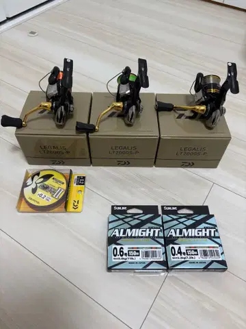 다이와 23 레갈리스 LT2000S-P 스피닝 릴 3대 세트