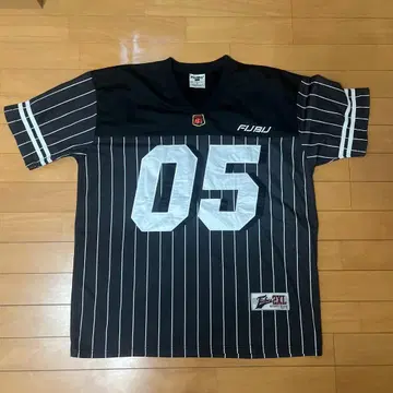 FUBU 반팔 셔츠 XL 블랙/화이트