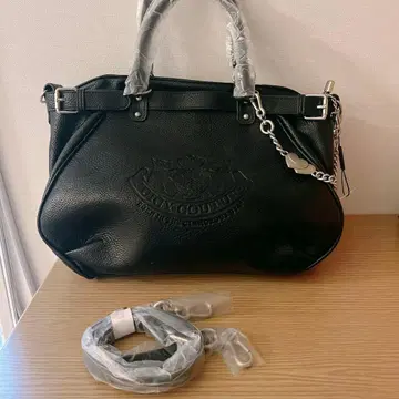 [새상품] Juicy Couture 블랙 보스턴 백