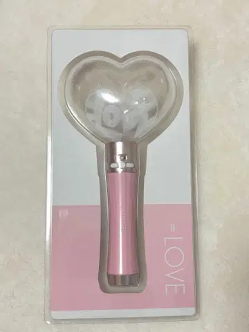 LOVE 디자인 하트형 응원봉 핑크