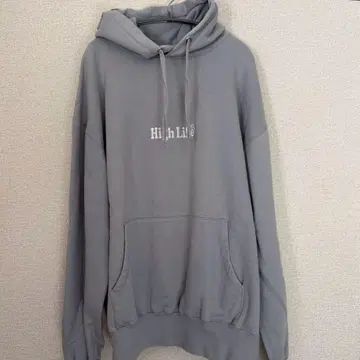 High Life 후드티 블루 그레이