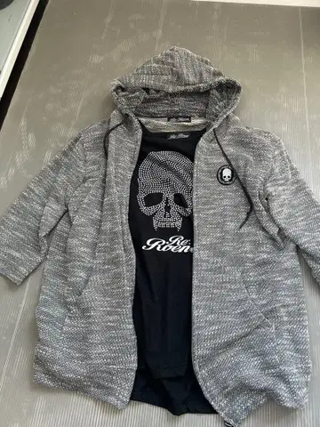 로엔 7부 소매 후드티 T셔츠 세트 L