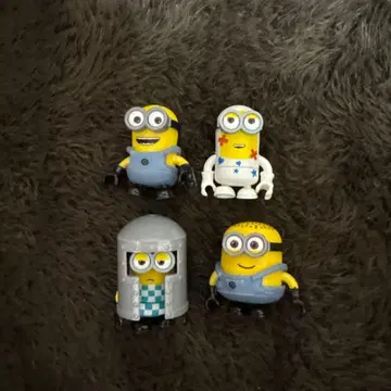 미니언 레고 피규어 4개 세트