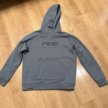 PING 골프 후드티 L 그레이