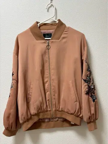 MURUA 자수 핑크 블루종 MA-1