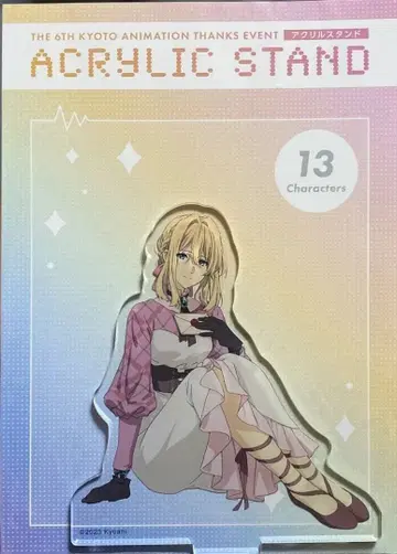 쿄애니페스 아크릴 스탠드 바이올렛 에버가든 미개봉 새상품