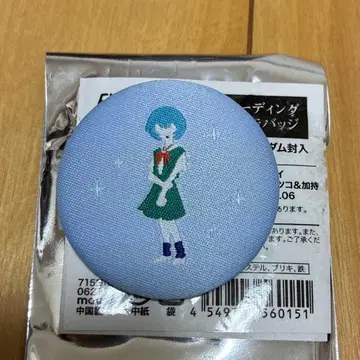 에반게리온 자수 캔뱃지 아야나미 레이