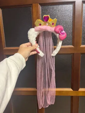 USJ 왕관 리본 머리띠 헬로키티