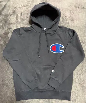 Champion 후드티 후드 부착 블랙 [ M ]