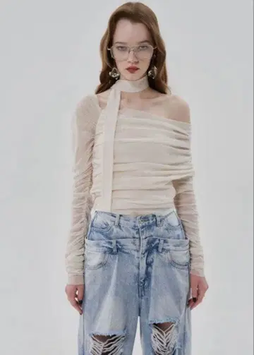 [ THE TOE ] ANTHURIUM TULLE TOPS