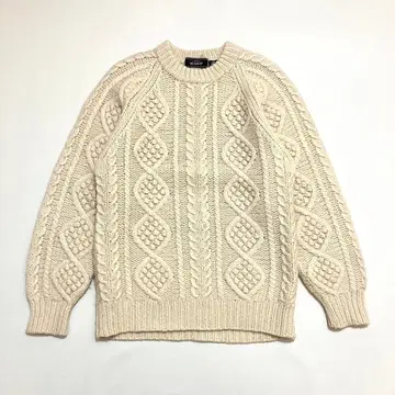 SEAHOP 빈티지 피셔맨 니트 아란 니트 L 사이즈