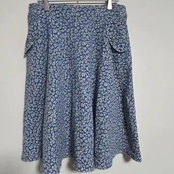 M'sGRACY 레오파드 무늬 플레어 스커트 M