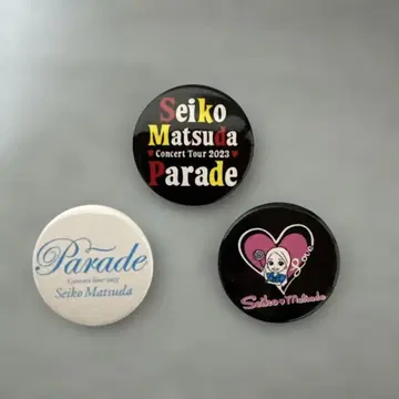 마츠다 세이코 콘서트 투어 2023 2024 외 캔뱃지