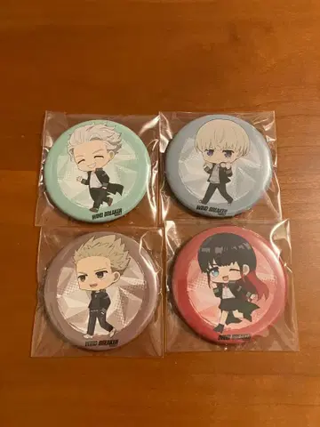 WINDBREAKER 캔뱃지 4개 세트