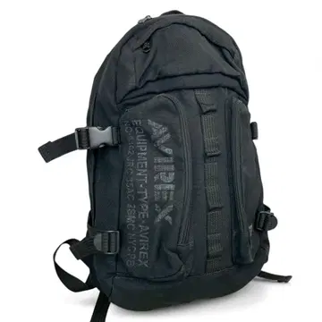 AVIREX 럭색 백팩 아비렉스 캔버스 블랙