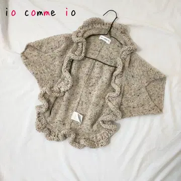 io comme io 프릴 니트 볼레로 센소유니코