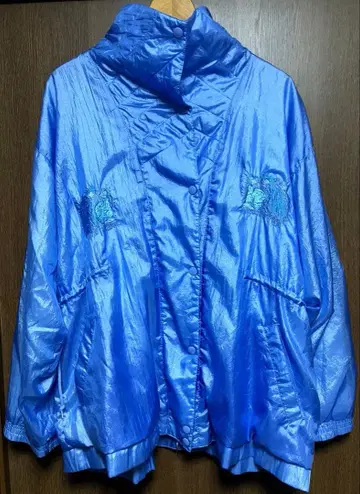 나일론 자켓 자수 빈티지 얼굴 호랑이 SIZE XL