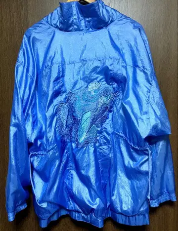 나일론 자켓 자수 빈티지 얼굴 호랑이 SIZE XL