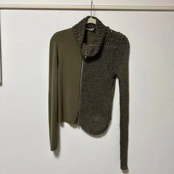 Asymmetry Drivers Knit Khaki