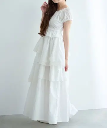 새상품 로맨틱 프릴 티어드 원피스