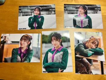 fruits zipper 마나카 마나 사진 5장 세트