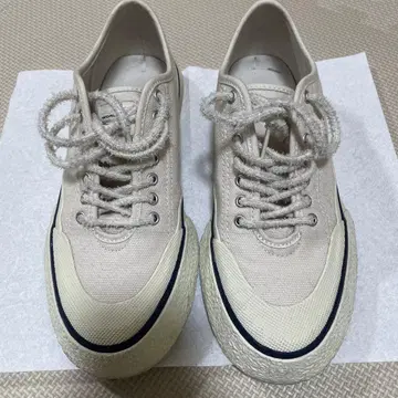 eytys 화이트 캔버스 스니커즈