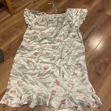 츠모리 치사토 고양이 프린트 룸웨어 M