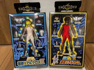 세인트 세이야 피규어 장착 리얼 크로스 골동품 오래된 빈티지 2개 세트