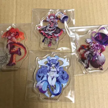 검과 마법의 로그레스 아크릴 키링 4개 세트