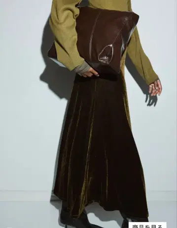 H&M 벨로아 스커트