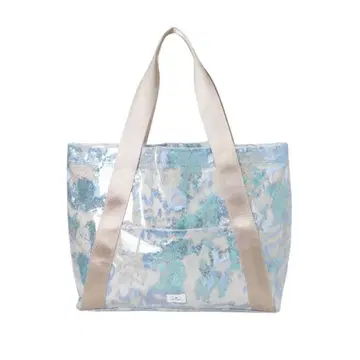 merry jenny 스팽글 BIG 토트백 블루 라메