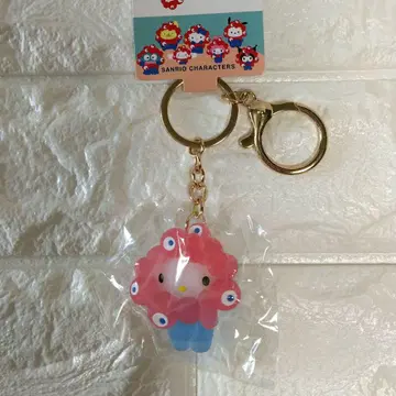 미야쿠미야쿠 x 산리오 콜라보 키티 클리어 키링 만박 굿즈