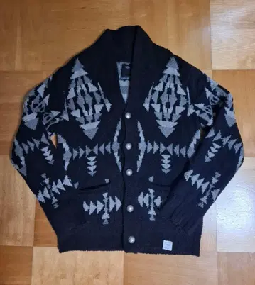 AZUL by moussy 네이티브 무늬 가디건 아즐