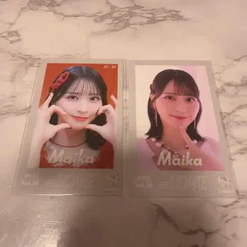 이코러브 사사키 마이카 미니 포토 카드 특별하게, 연인 이상 미만