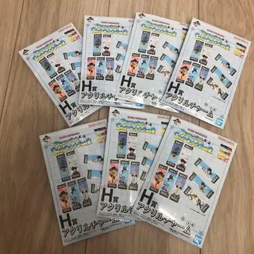 제일복권 드래곤볼 SNAPCOLLECTION 2 H상 아크릴 참 7개