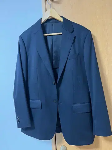 네이비 프리미엄 울 비즈니스 자켓