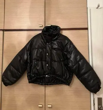 여성용 가죽 자켓 블랙