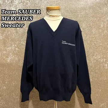 team SAUBER MERCEDES V넥 스웨터