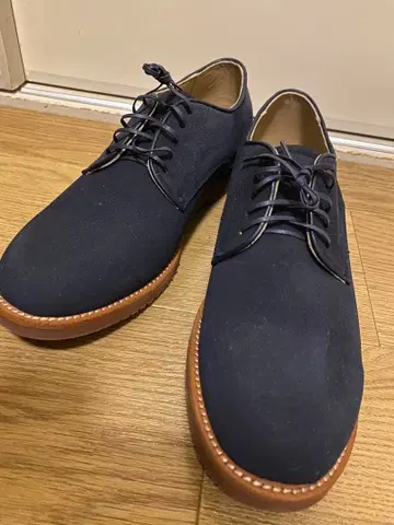 뷰티앤유스 드레스 슈즈 스웨이드 네이비