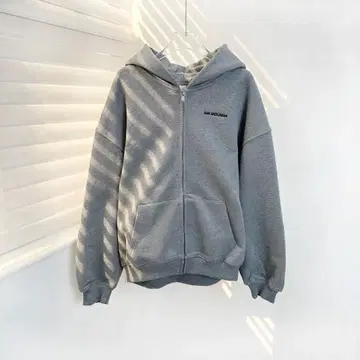 ANN ANDLEMAN 그레이 후드티-S