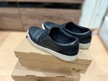 클락 클락 슬립온 블랙 남성용