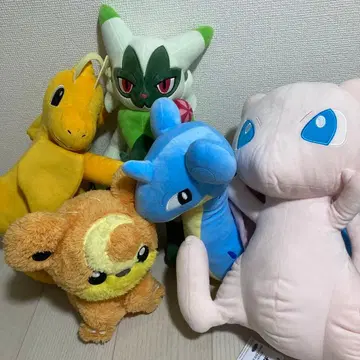 포켓몬 봉제 인형 망나뇽 라프라스 마스카나 꿀꺽몬 뮤우