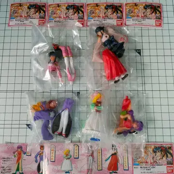 반다이 사쿠라대전 전 5종 세트 90년대 피규어 가챠가챠 당시물