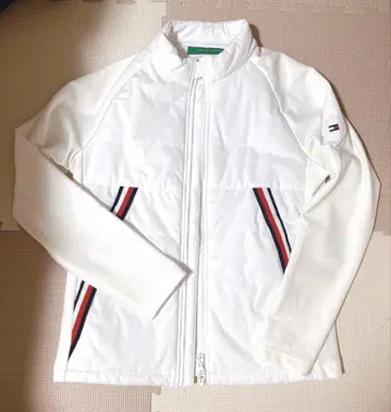 Tommy Hilfiger 화이트 집업 자켓