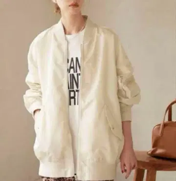 SLOBE IENA 나일론 트윌 MA-1 블루종