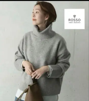 새상품급! 어반리서치 로쏘 그레이 터틀넥 니트 스웨터