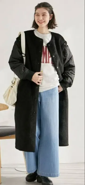 로페피크닉 멀티 WAY 퀼팅 보아 코트